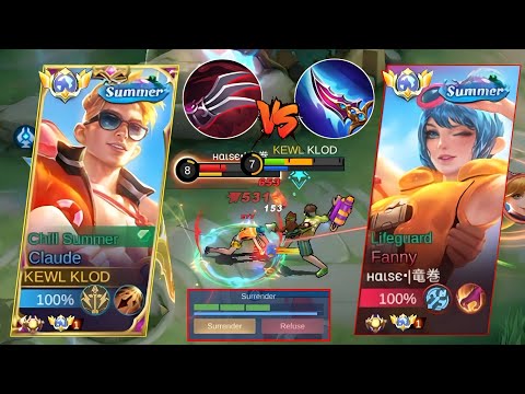 WHEN TOP GLOBAL CLAUDE MEET TOP GLOBAL FANNY | HARD CARRY