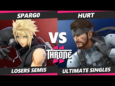 The Throne 2 LOSERS SEMIS - Sparg0 (Cloud) Vs. Hurt (Snake) Smash Ultimate - SSBU