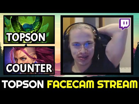 TOPSON FIRST PICK Pugna Intense Game vs Counter Anti Mage — STREAM with FACECAM