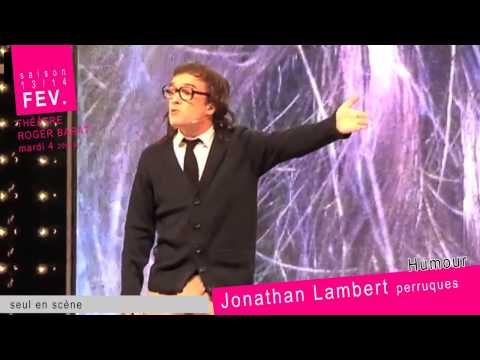 Jonathan Lambert à Herblay dans son spectacle "Perruques"