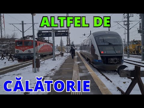 Arad-Curtici | With the Regio Desiro train on the snow and under catenary on the M200
