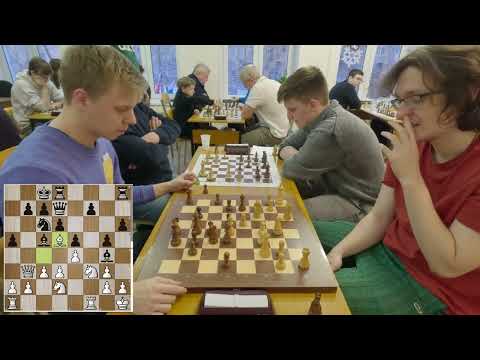 IM Shubin Kirill (2461) - FM Kurchenko Egor (2164). Блиц-турнир в ШЦ Алехина 28.12.2025.  