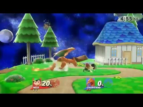 SSB4 Wii U - Ness vs Charizard (Nice combo) [Game 10] | FOR GLORY