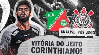 CORINTHIANS VENCE O VELO CLUBE POR 1X0 E ENTRA NO G4 DO PAULISTÃO! - ANÁLISE PÓS-JOGO