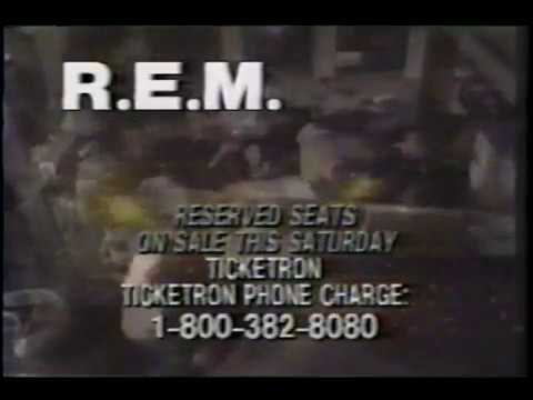 R.E.M. 1989-09-12 - 'Green World Tour' TV advert (For the Buffalo Memorial Auditorium show)
