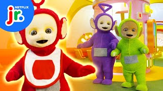 Teletubbies Try Not To Laugh CHALLENGE! 😂 Netflix Jr