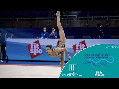 Linoy Ashram (mazas / clubs) - Final Individual European Championship Varna 2021