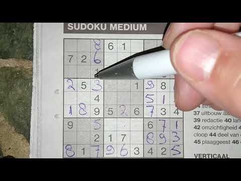 We have here a solid traditional Medium Sudoku puzzle (with a PDF file) 07-09-2019
