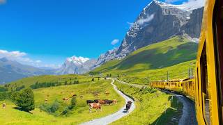 World’s Most Scenic Mountain Train! | 🇨🇭 Interlaken to Kleine Scheidegg