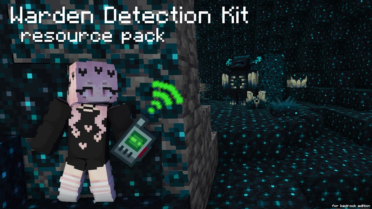 Minecraft Warden DETECTION KIT resource pack #blockbench #minecraft