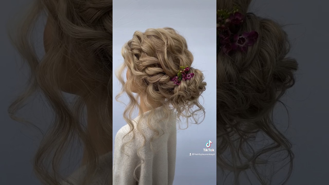 Try this boho wedding style! #bridal #weddinghair #bridalhairstyle #hair