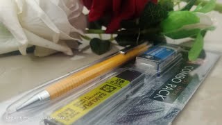 Sakura 0.3 mechanical pencil unboxing and review  l BEST PENCIL ✏? l  creative sketcher 😉