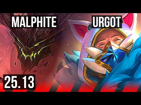 MALPHITE vs URGOT (TOP) | 9/3/10 | NA Master | 25.13