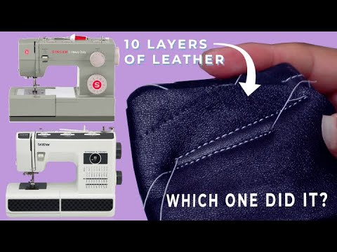 Best Cheap Upcycling Sewing Machine | Singer Heavy Duty VS. Brother Strong & Tough