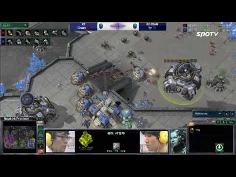 [0430] Crazy(KT) vs TY(8th) ZvP 1SET Newkirk Precinct  Stracraft 2,esportstv,SPL