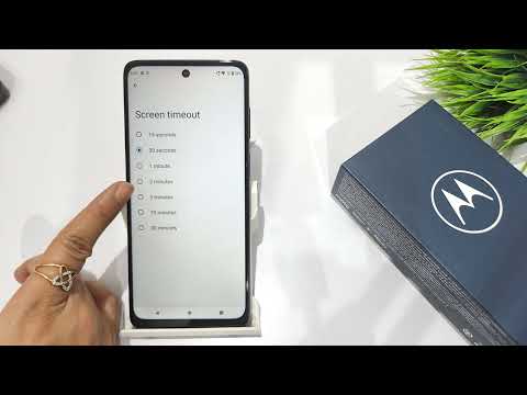 How to increase screen timeout in moto g82,g52 | Screen timeout kaise badhaye | Screen light setting