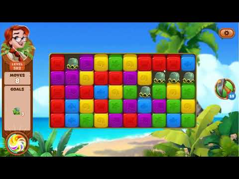 Lost Island Blast Adventure Level 582 - No Boosters