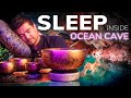 DEEP NERVOUS SYSTEM RESET For SLEEP Ancient Echoes Of Singing Bowls With Ocean Cave Ambience