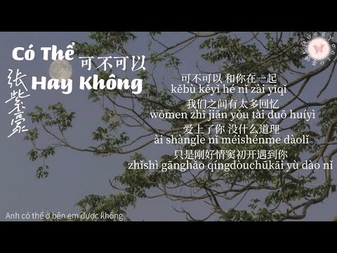 Có Thể Hay Không可不可以-Trương Tử Hào 张紫豪(lyrics+pinyin+vietsub)| 홍옌토 Hong Yento