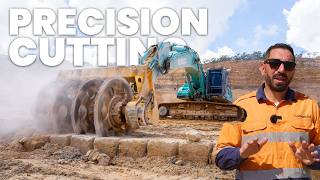 Precision Sandstone Cutting Explained | Inside Dixon Quarry’s 50m Deep Operation