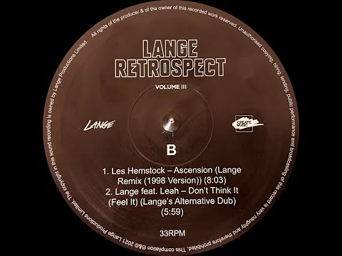 Les Hemstock - Ascension (Lange Remix) (1998)