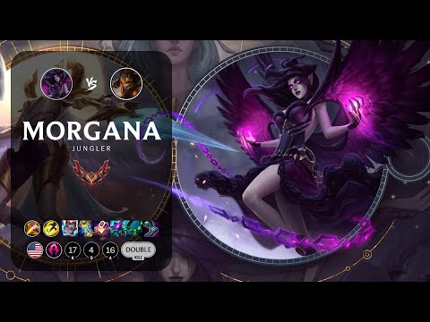 Morgana Jungle vs Jarvan IV - NA Grandmaster Patch 14.5