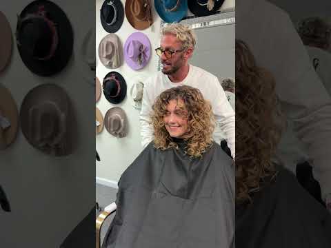 How I cut the perfect Curls and CURLY bangs