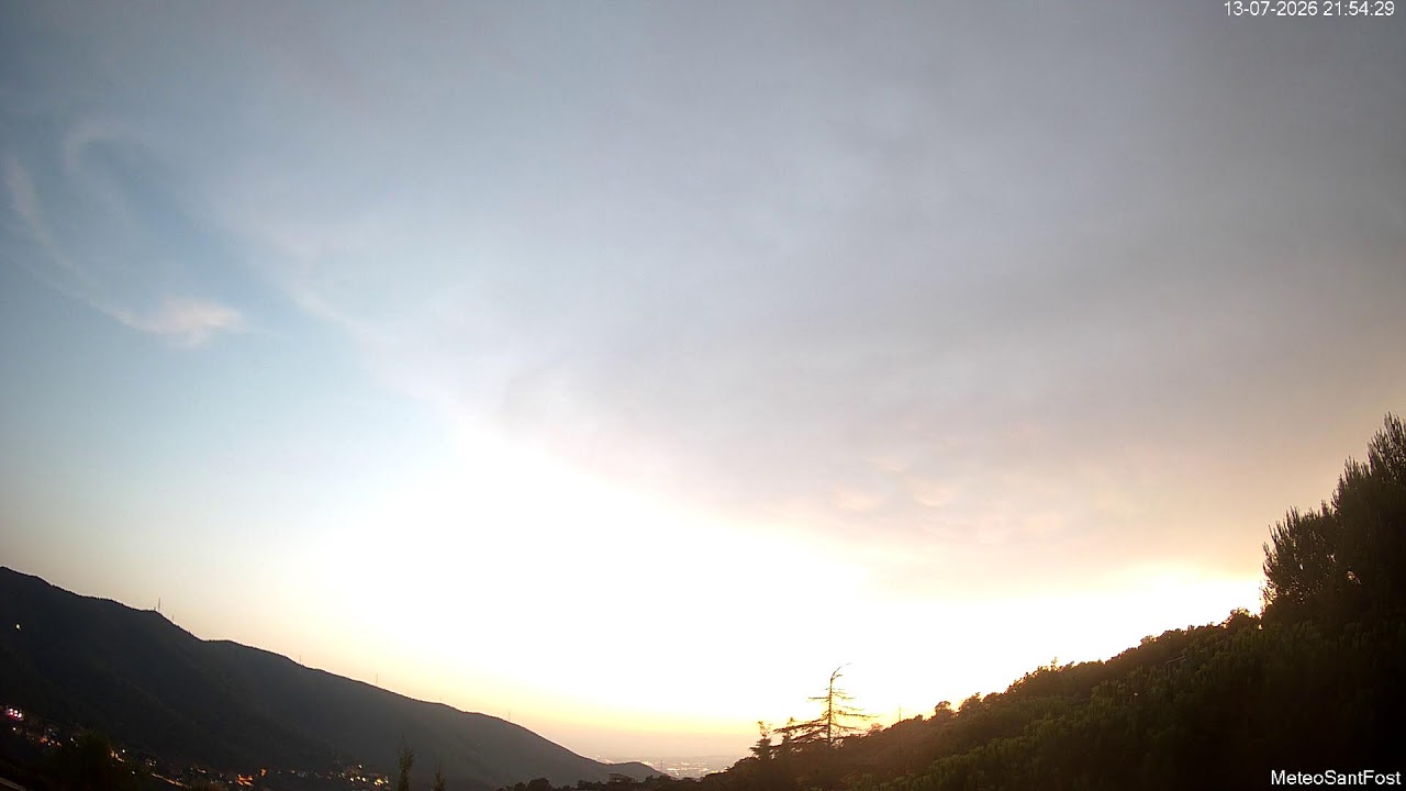 Live webcam view of Southwest Ridge Skywatch, Sant Fost