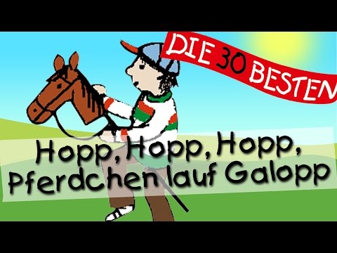 Hopp hopp hopp, Pferdchen, lauf Galopp - Die besten Spiel- und Bewegungslieder || Kinderlieder
