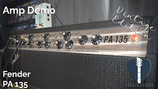 Video thumbnail for Fender PA135 Amp Demo by MTJ Guitars