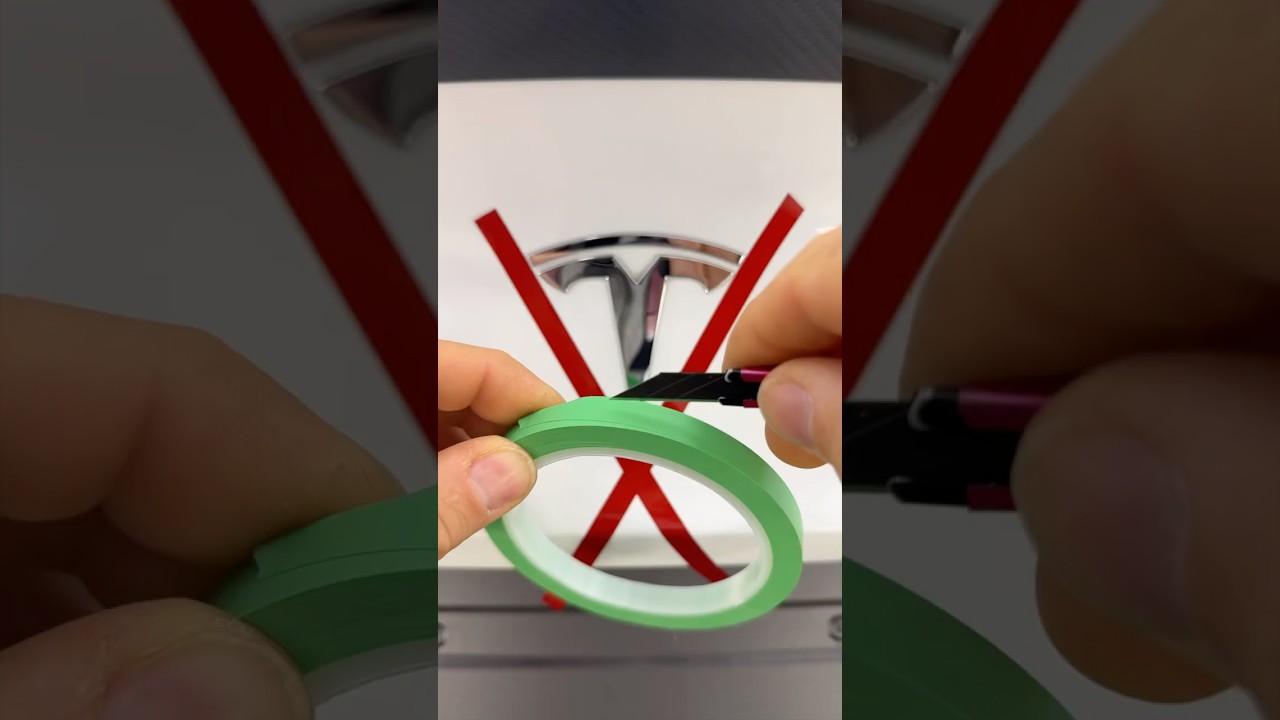 Change Your Tesla Emblem Look | DIY Rear Contour Stripe
