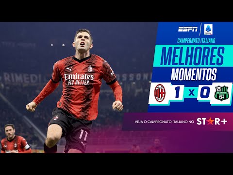 Gols e lances de Milan x Sassuolo
