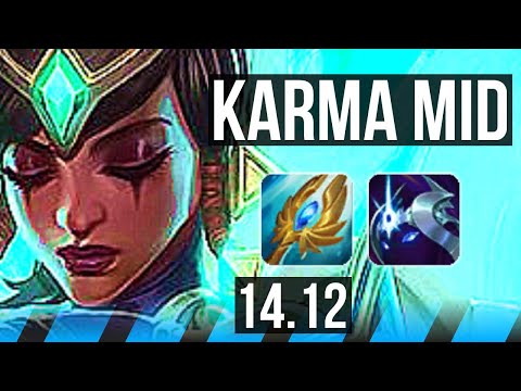 KARMA vs CORKI (MID) | 65% winrate, 6/4/19, Rank 10 Karma | EUW Challenger | 14.12