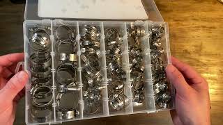 Hose Clamp- Qibaok 120 PCS Stainless Steel Hose Clamps Assortment Kit Review