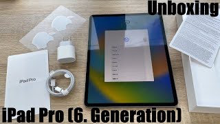 Apple iPad Pro (12,9" 6. Generation, 2022) Next-Gen Tablet Unboxing (was ist alles in der Box?)
