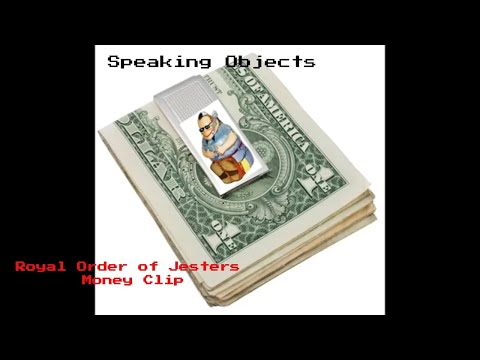 Royal Order of Jesters Money Clip - Speaking Objects