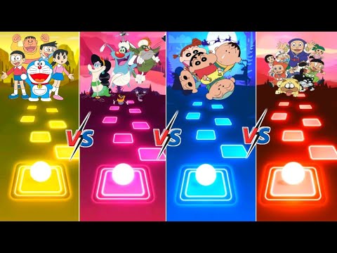Doraemon Team vs Ogg Team vs Shinchan Team vs Ninja hattori Team vs Tiles Hop Edm Rush/New MusicGame
