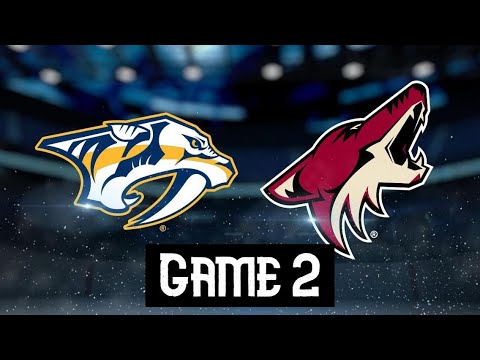Nashville Predators vs. Arizona Coyotes - Game 2 - NHL 20 Simulation Playoff Qualification