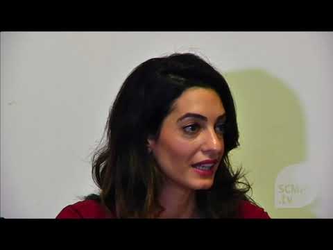 Amal Clooney visits ex-Maldives president in prison