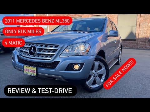 2011 Mercedes Benz ML350 4Matic, Only 81k Miles. Review & Test-Drive. #mercedesbenzml350
