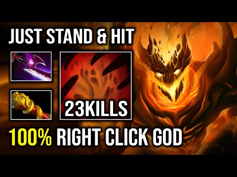 100% Physical Right Click Just Stand & Hit Instant Delete Everyone Shadow Fiend Dota 2