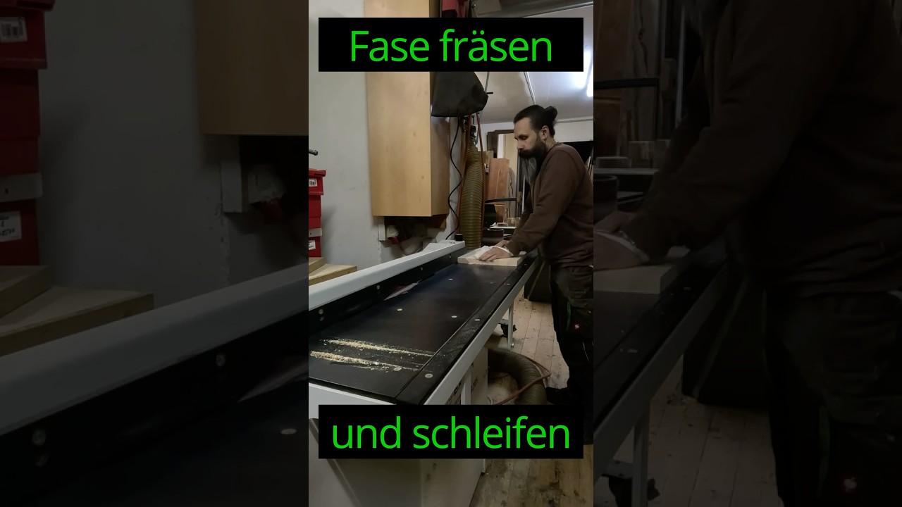 Vorschaubild YouTube Video Fase fräsen und gleich nachgeschliffen in einem Durchgang