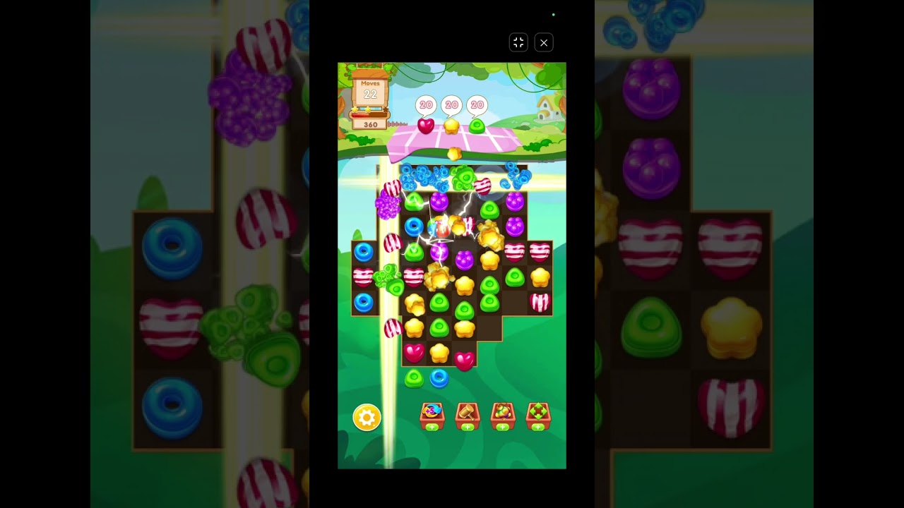 Candy Shuffle Gameplay and Booster Tactics Video