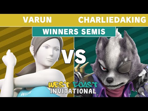 West Coast Invitational - Varun (Wii Fit Trainer) Vs. Charliedaking (Wolf) Winners Semis - Ultimate