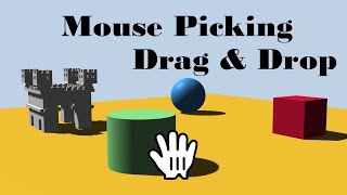three.js Raycaster - Tutorial for mouse picking / drag & drop