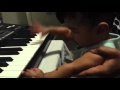 6 Month Old Abigail Playing Keyboard