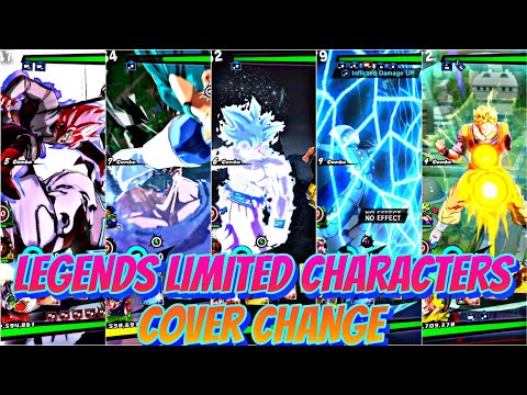 ALL LEGENDS LIMITED CHARACTERS COVER CHANGE ANIMATIONS 🔥!!! IN DRAGON BALL LEGENDS