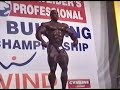 Flex Wheeler and Milos Sarcev at the 1999 IFBB World Pro Championships in Rome, Italy.