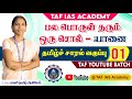 பல பொருள் தரும் ஒரு சொல் TNPSC TAMIL GRAMMAR 2025 TAF TAMILG