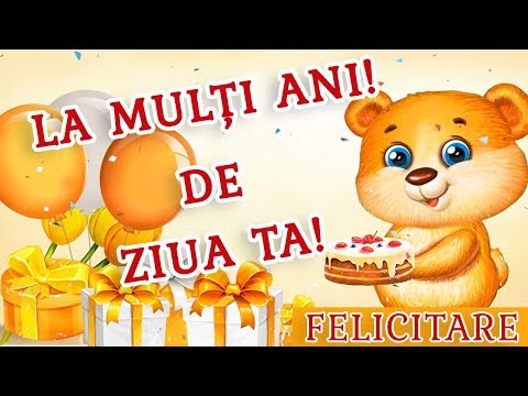 LA MULTI ANI DE ZIUA TA! Felicitare cu ziua de nastere